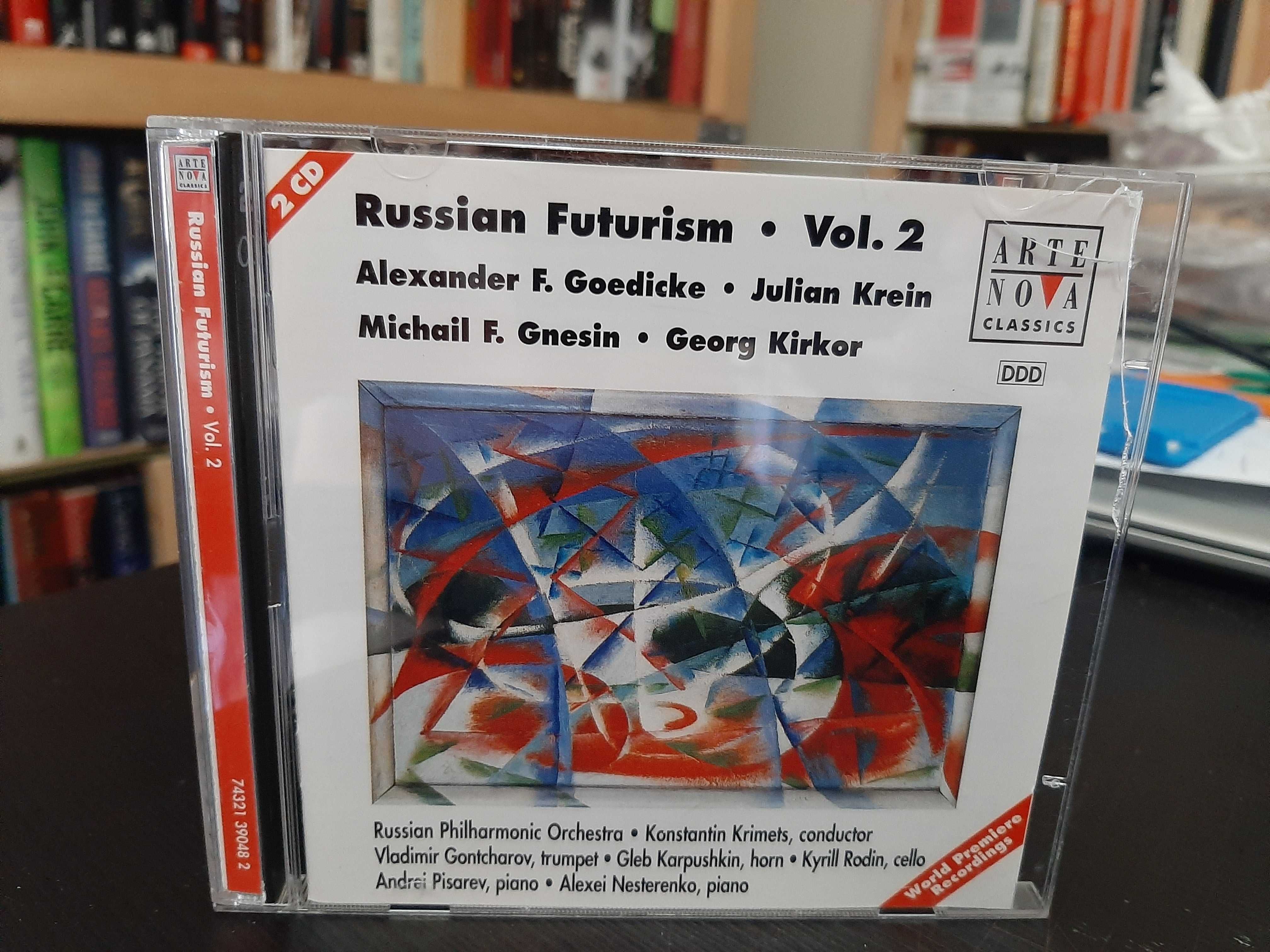 Russian Futurism - Vol 2 - Goedicke, Krein, Gnesin, Kirkor - 2 Cds