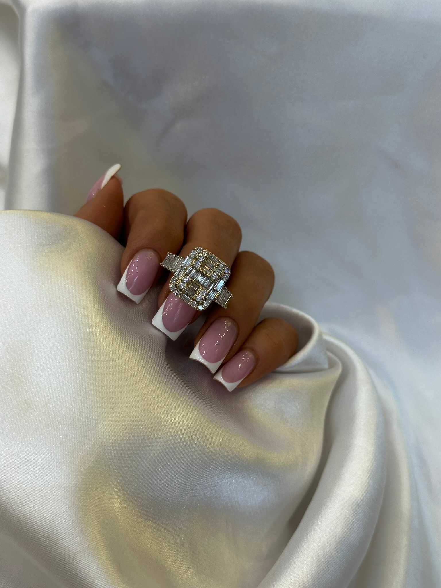 Pierścionek z diamentami naturalnymi 2.00 Ct