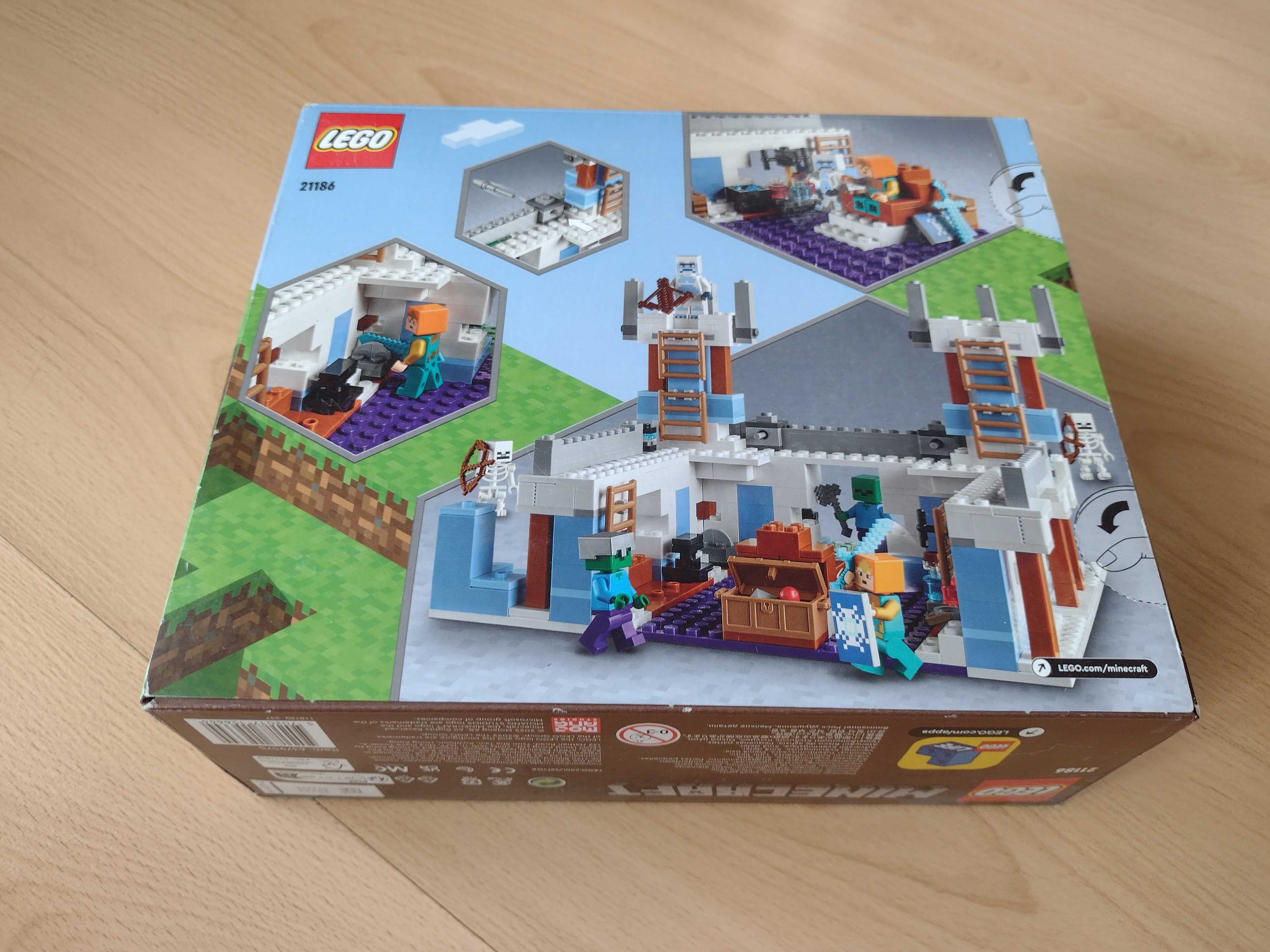 LEGO 21186 Minecraft Lodowy Zamek nowe oryginalnie zapakowane