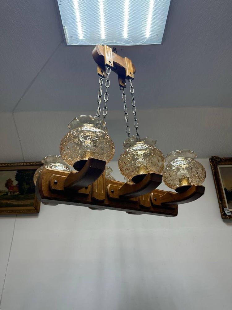 Масивна  люстра основа дуб 7245
