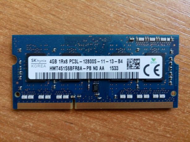 Память Hynix DDR3 SO-DIMM 4GB для ноутбука