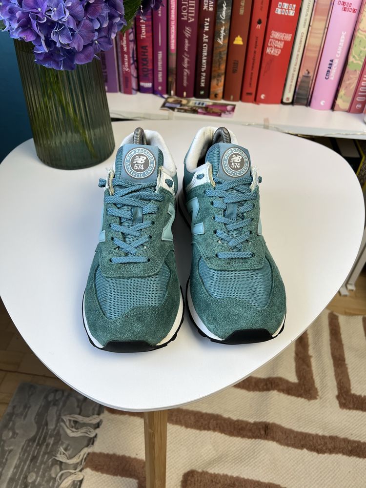 New balance 574 кросівки жіночі нью баланс 574 замшеві 40,5