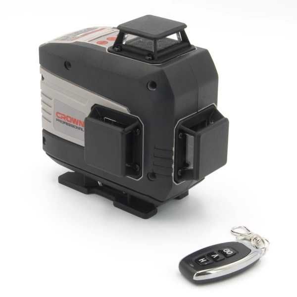 Лазерный уровень CROWN CT44091-R IMC/4D/16 лучей/зеленый/2АКБ/+кейс/Г3