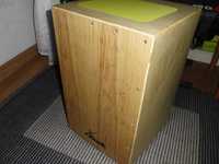 Cajon XDrum El Bass Creme, 30x30x49 em caixa. Som grave espetacular !