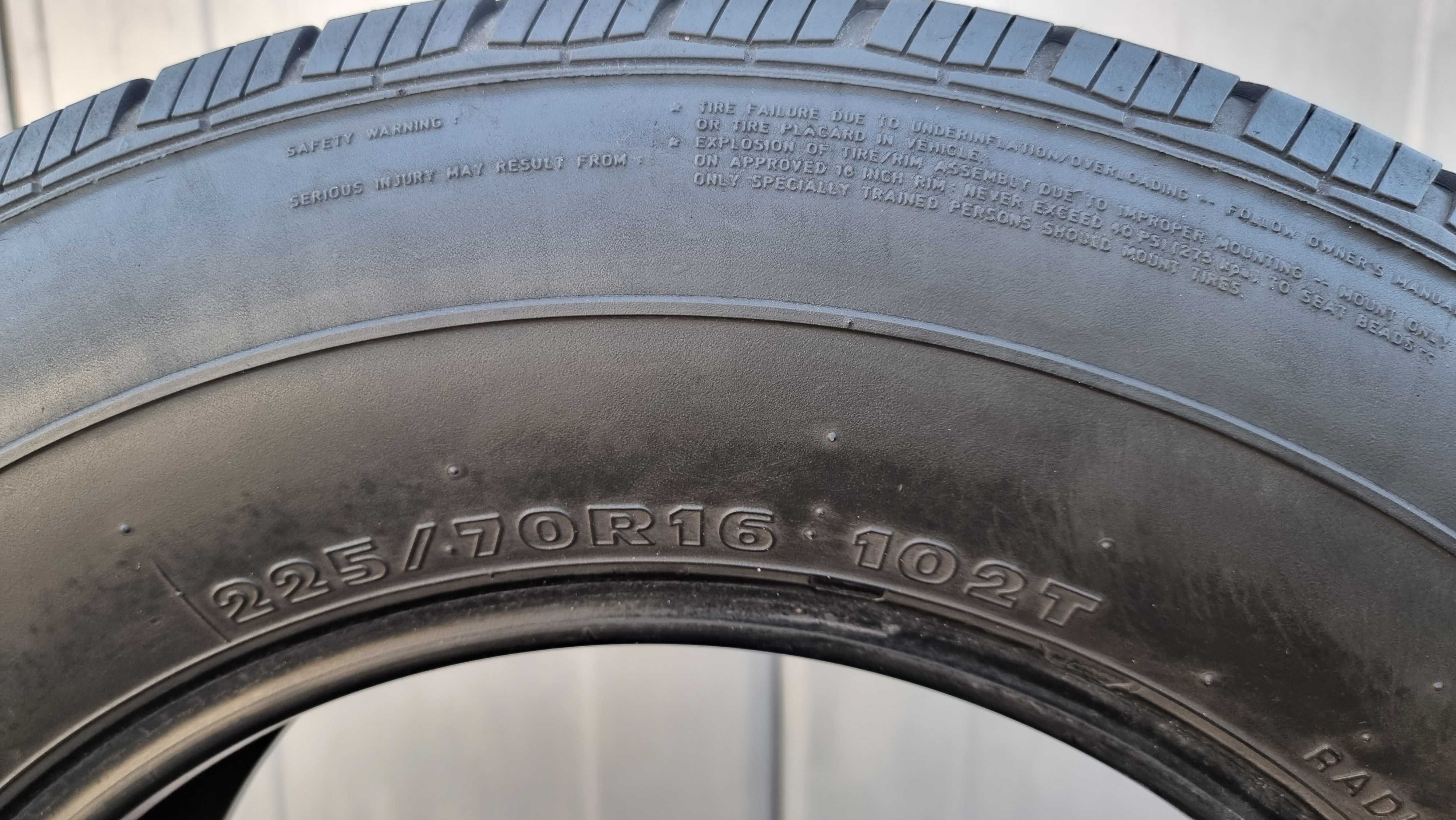 Шины Лето 225\70R16 102T Hankook Radial RA07.Made in Korea