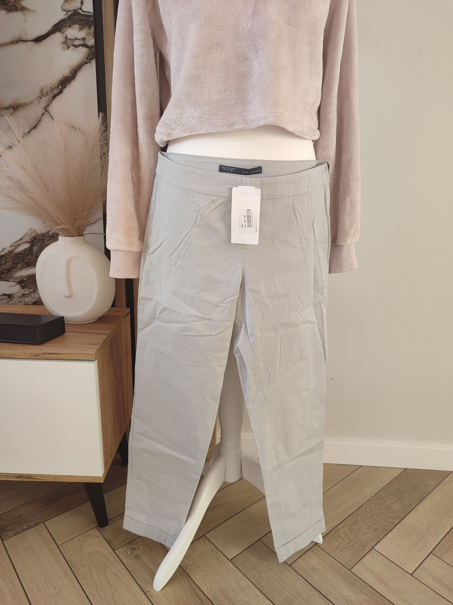 Spodnie Zara Basic  eleganckie 38 L z metką nowe