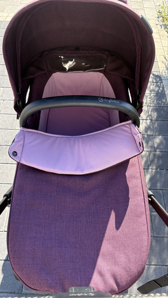 Коляска Cybex Priam 2в1 шасі, люлька, прогулянковий блок та аксесуари