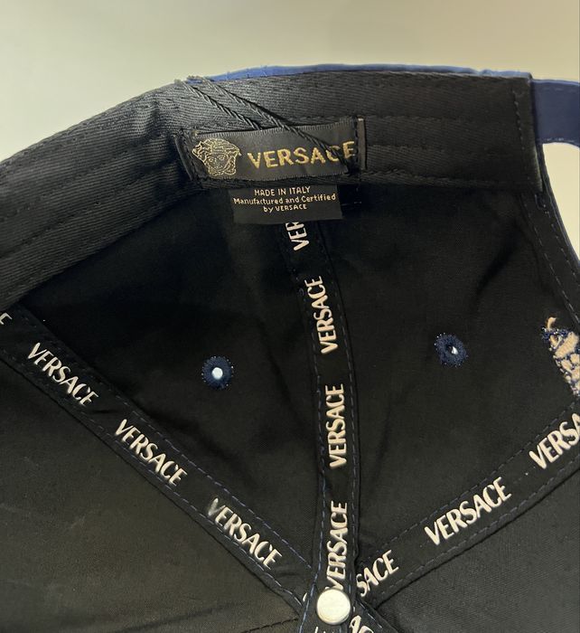 Кепка Versace Чорна та Синя