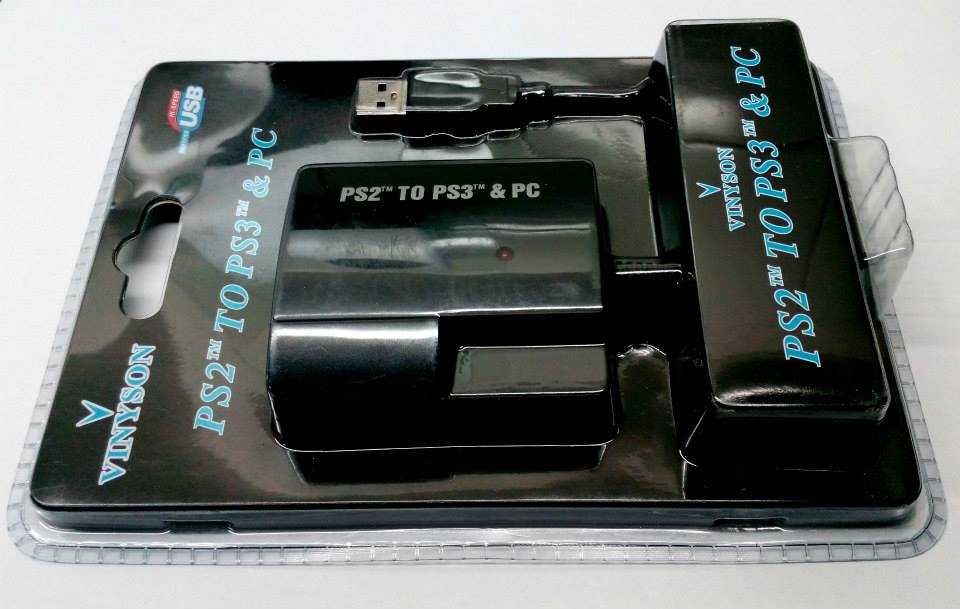 Adaptador de Gamepad de Playstation2 para Ps3 e PC