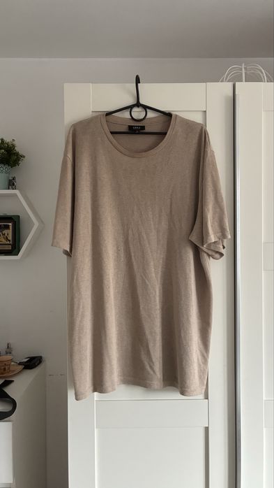 Bezowy tshirt smog new yorker XL/42