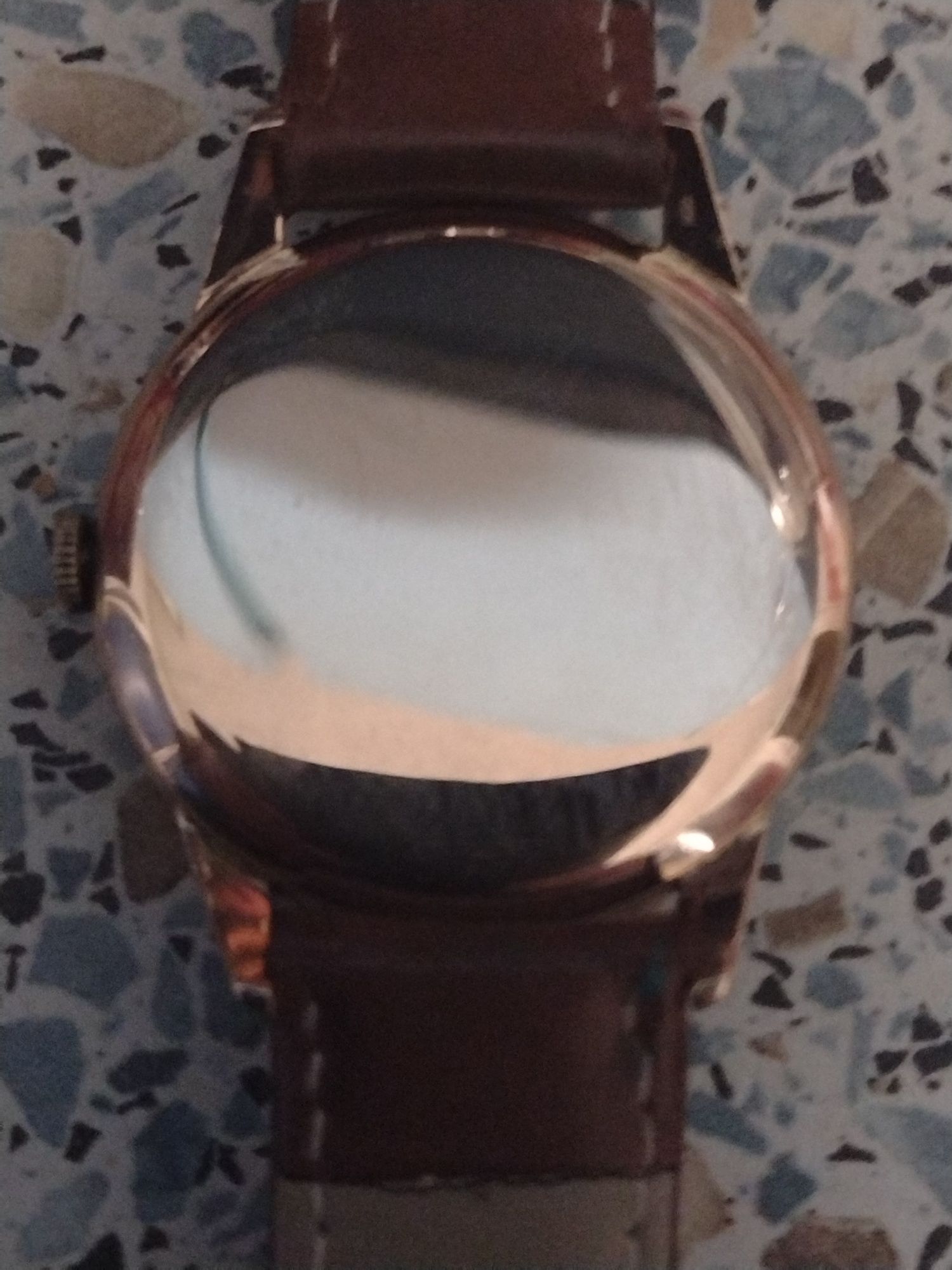 Złoty zegarek IWC 18k 36mm bez koronki