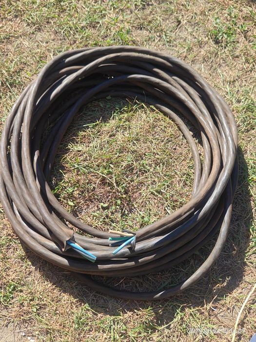 Кабель силовий три фази 4 жили резиновий