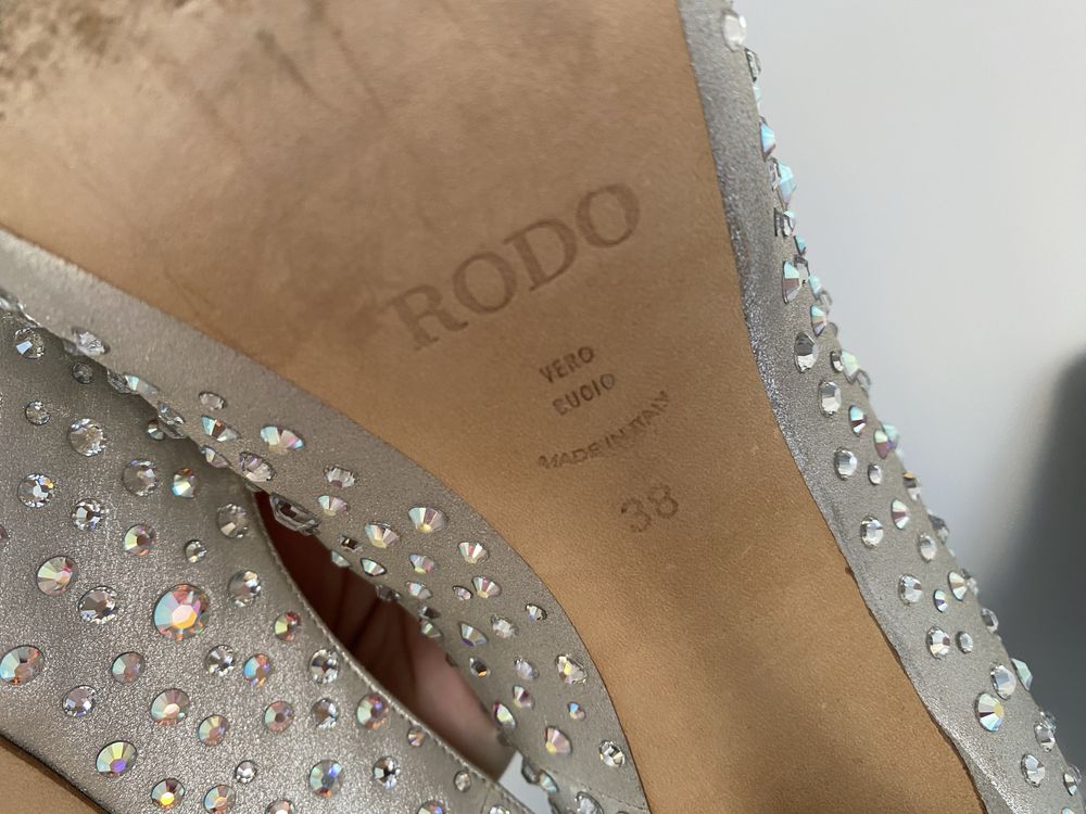 Туфлі та Клатч Rodo Італія 38р з камінням Swarovski