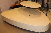 Base de exposição para Loja Vestuário Lacado Branco