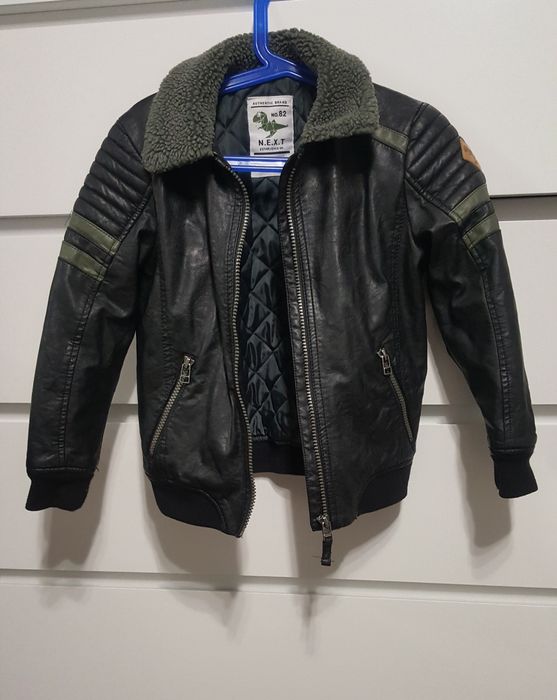 Next kurtka skóra ekologiczna ramoneska bomberka 116