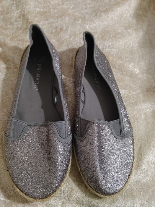 Espadryle brokatowe Primark rozm.37