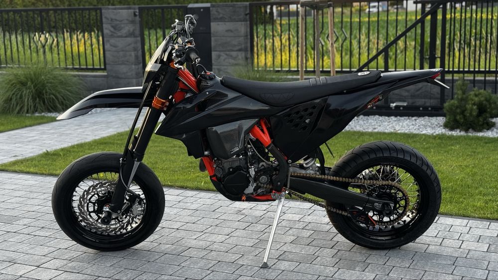KTM EXC450 supermoto fmf carbony hb