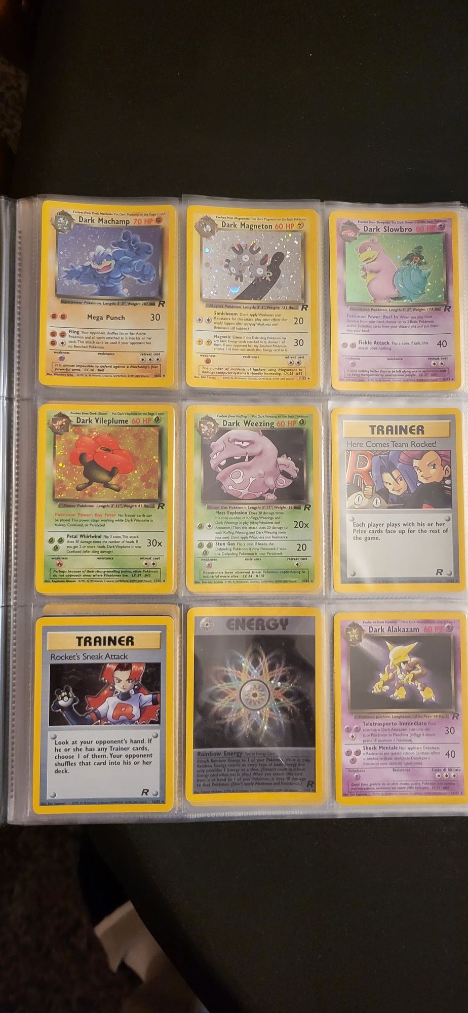 Pokémon master full set Team Rocket English
