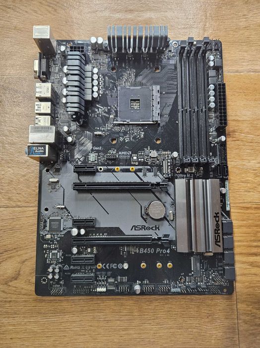 Asrock B450 Pro4 материнская плата для процессоров amd am4 сокет