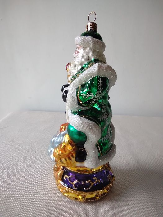 Ozdoba choinkowa dekoracja bombka św Mikołaj Radko kolekcja