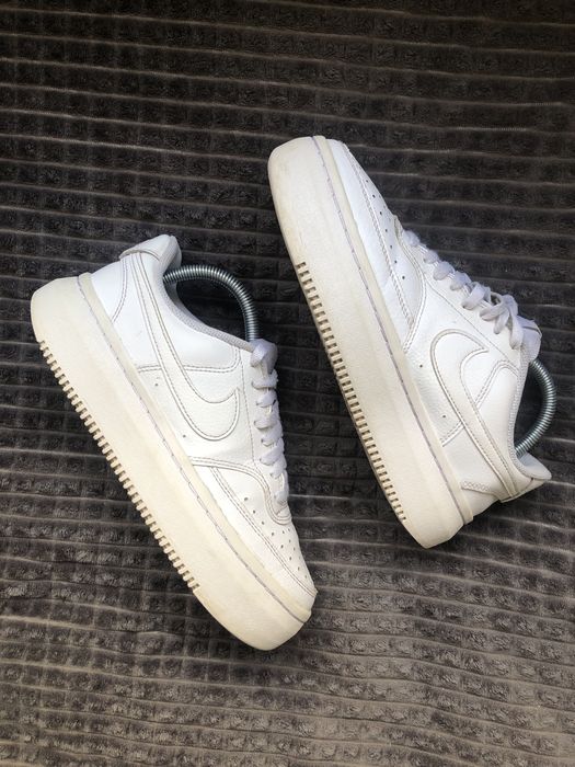 NIKE > (41р) 26.5см Court Vision Alta кожаные женские кроссовки кеды