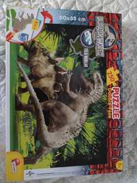 Jurassic world puzzle 2w1 układanka i kolorowana 250 szt
