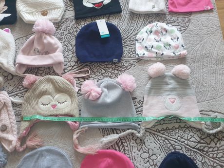 Wiosenne czapki dla   dziewczynki
