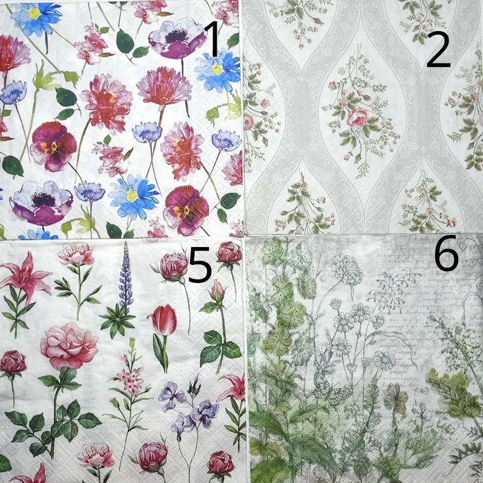 Serwetki do Decoupage Kwiaty