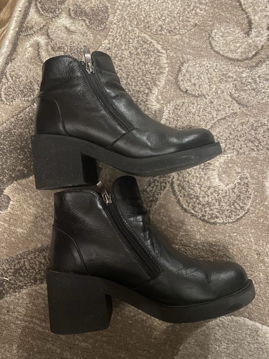 Ботинки ботінки чобітки шкіряні з натуральної шкіри