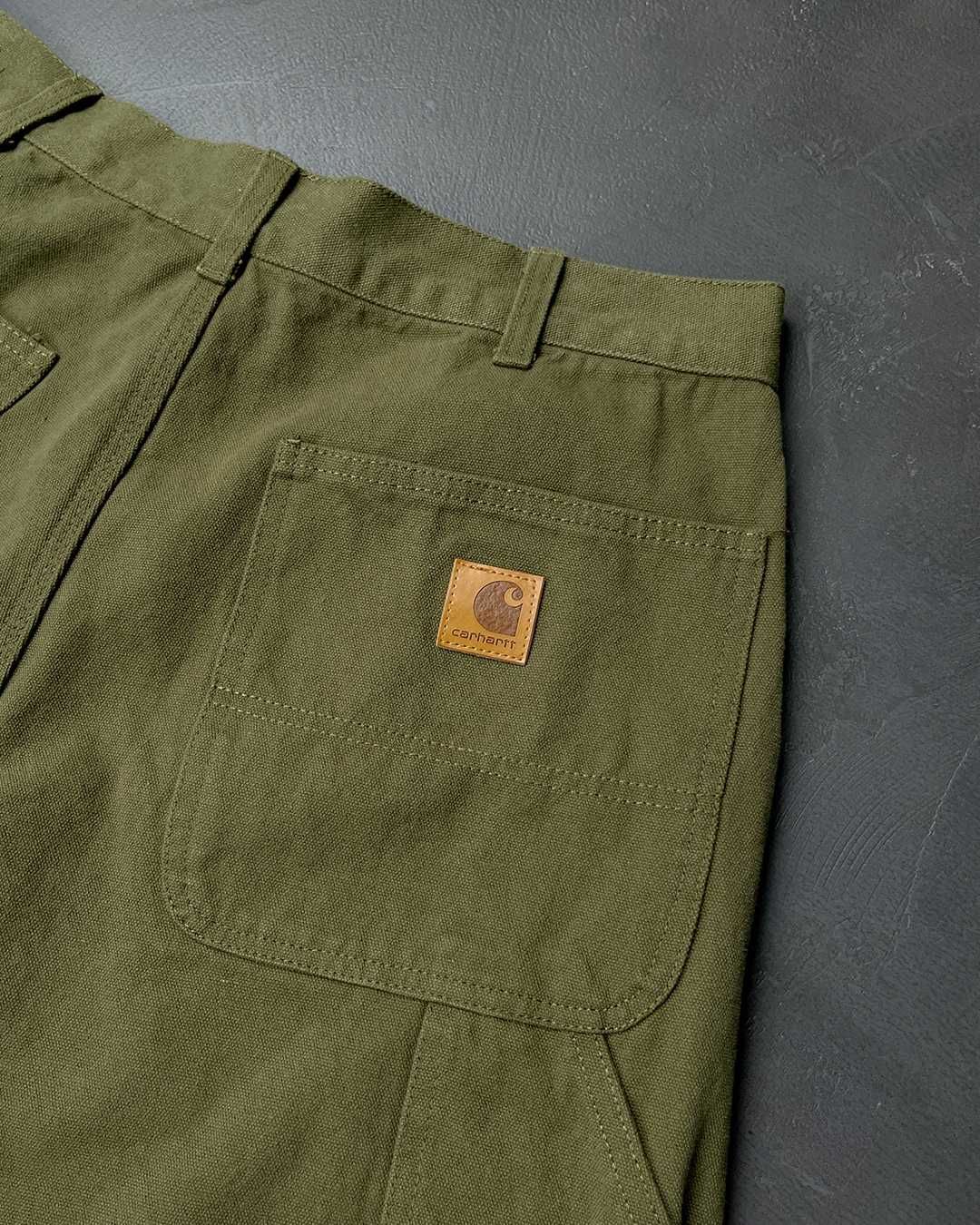 Штани Carhartt WIP B11 Washed Duck Work Dungaree Moss