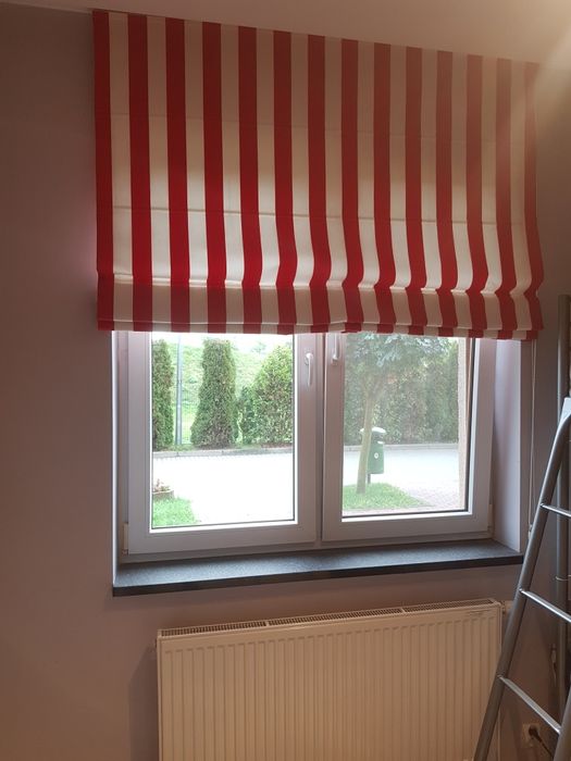 Roleta rzymska roletka żaluzja Design Krata Pasy