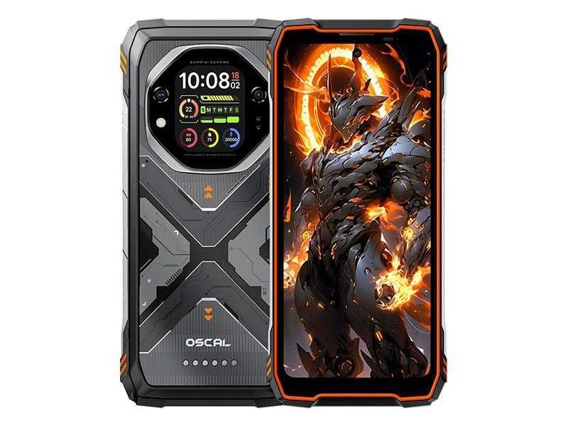 Oscal Tank 1 16/512GB ультраміцний смартфон IP68/IP69K, 20000 мА·год