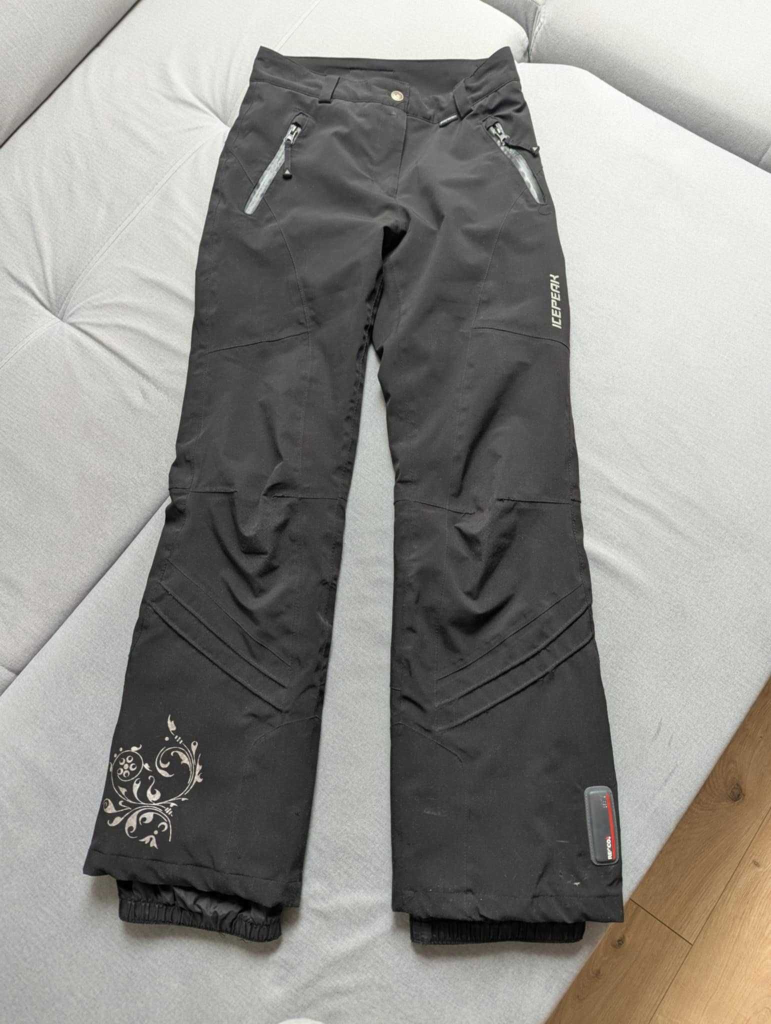 Damskie spodnie narciarskie Icepeak Icetech RECCO r. 36 S  - BDB stan