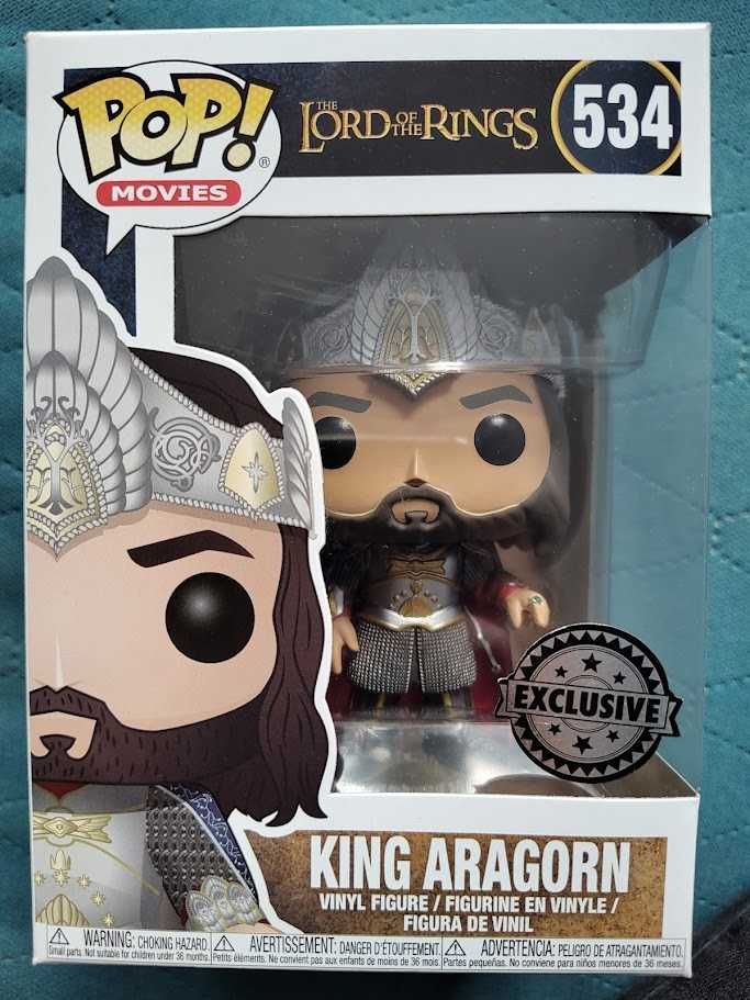 Figurka Lord Of The Rings POP! King  Aragorn Exclusive