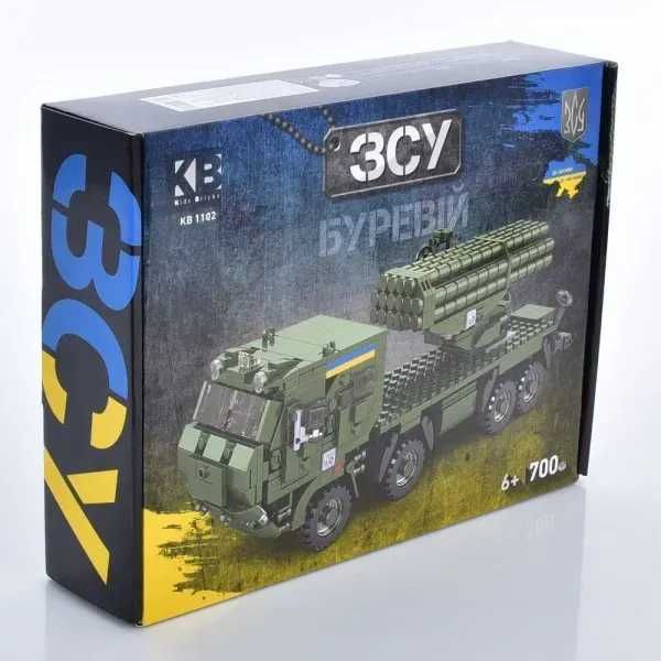 Конструктор KB1102 ЗСУ Буревій 700 деталей