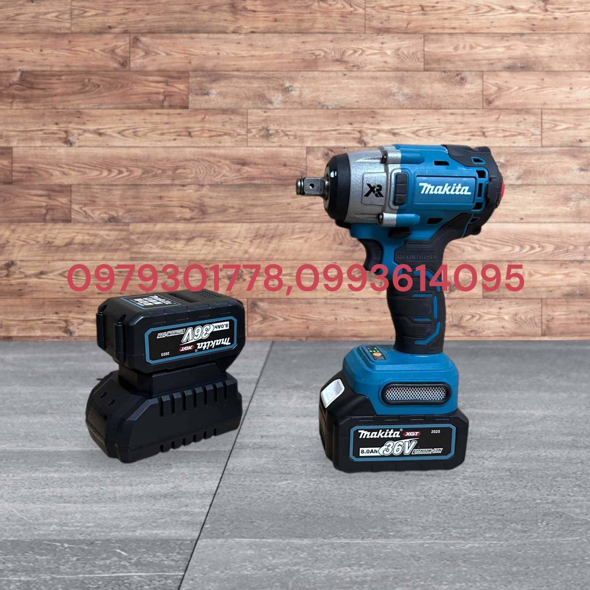 Акумуляторний ударний гайковерт Makita DTW650BL з набором інструментів