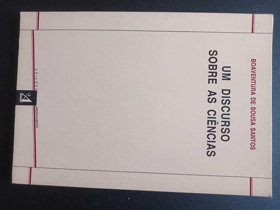 "Um Discurso Sobre as Ciências" por Boaventura de Sousa Santos