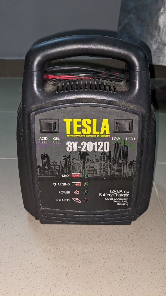 Зарядний пристрій Tesla 12V/8amp