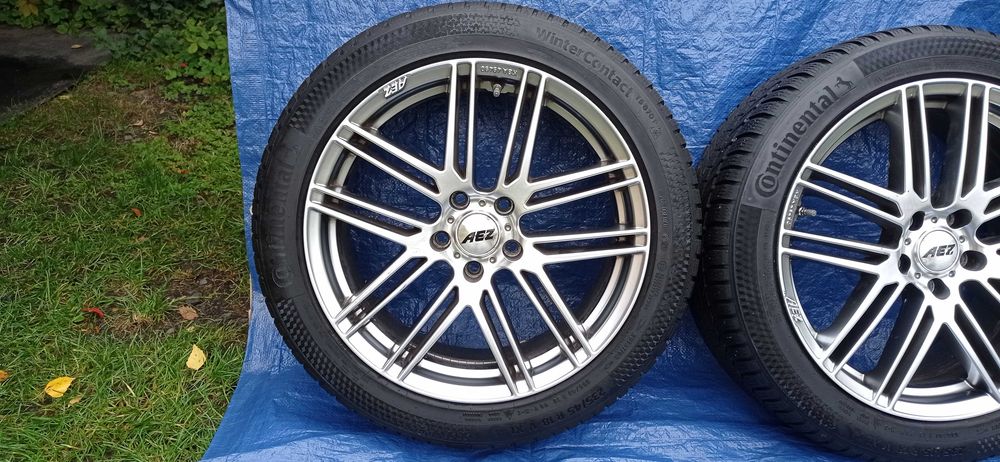 Felgi Koła Aluminiowe AEZ 235/45/R18 CONTINENTAL 7mm 5x112 AUDI VW BMW