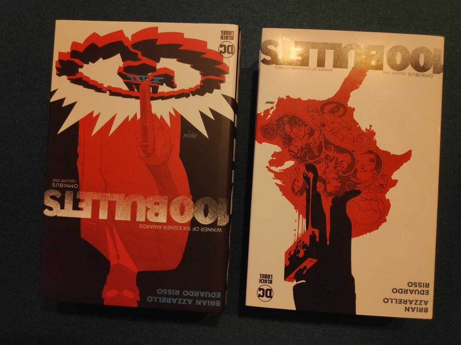 Rezerwacja Omnibus 100 bullets vol 1 i 2,  Azzarello, Risso, jęz ang