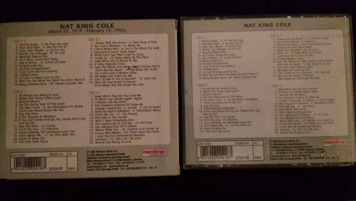 4 CD´s Nat King Cole