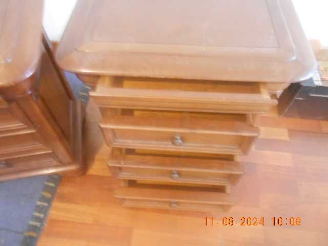 conjunto 2 mesas cabeceira em cerejeira maciça ATENÇÃO LER O ANUNCIO