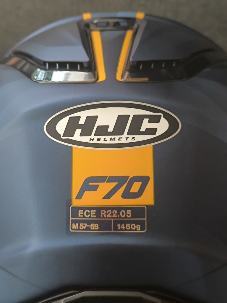 Kask HJC F70 M Feron nowy z interkomem