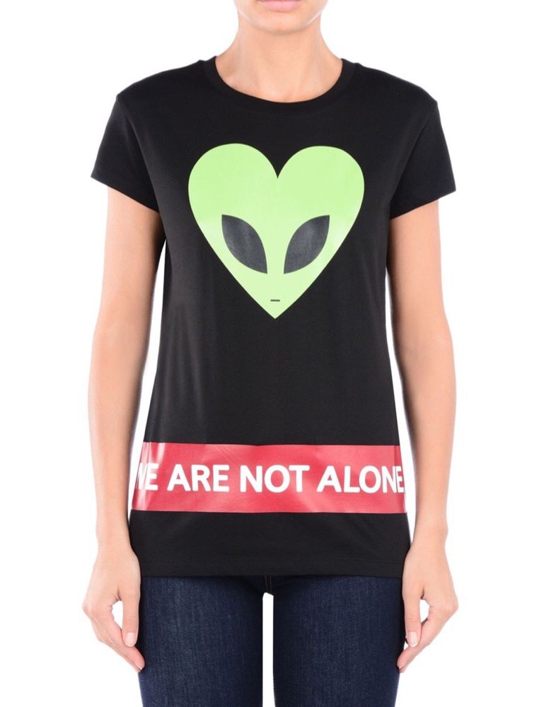 Love Moschino женская жіноча футболка aliens we are not alone