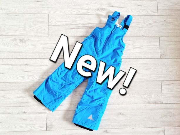 Nowe spodnie narciarskie dziecięce snowboardowe kask łyżwy narty gogle