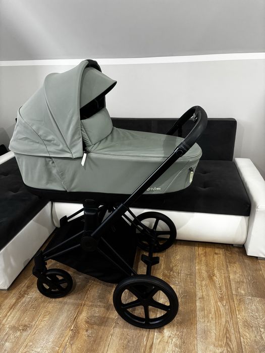 cybex priam 4.0 wózek głęboki leaf green matt black