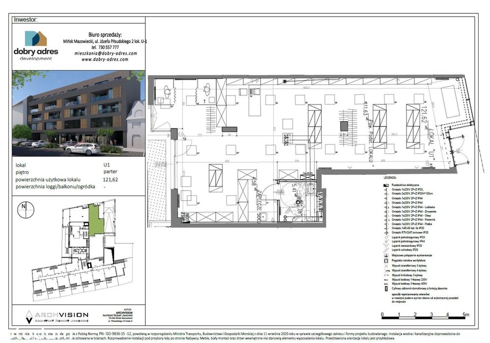 lokal użytkowy na parterze