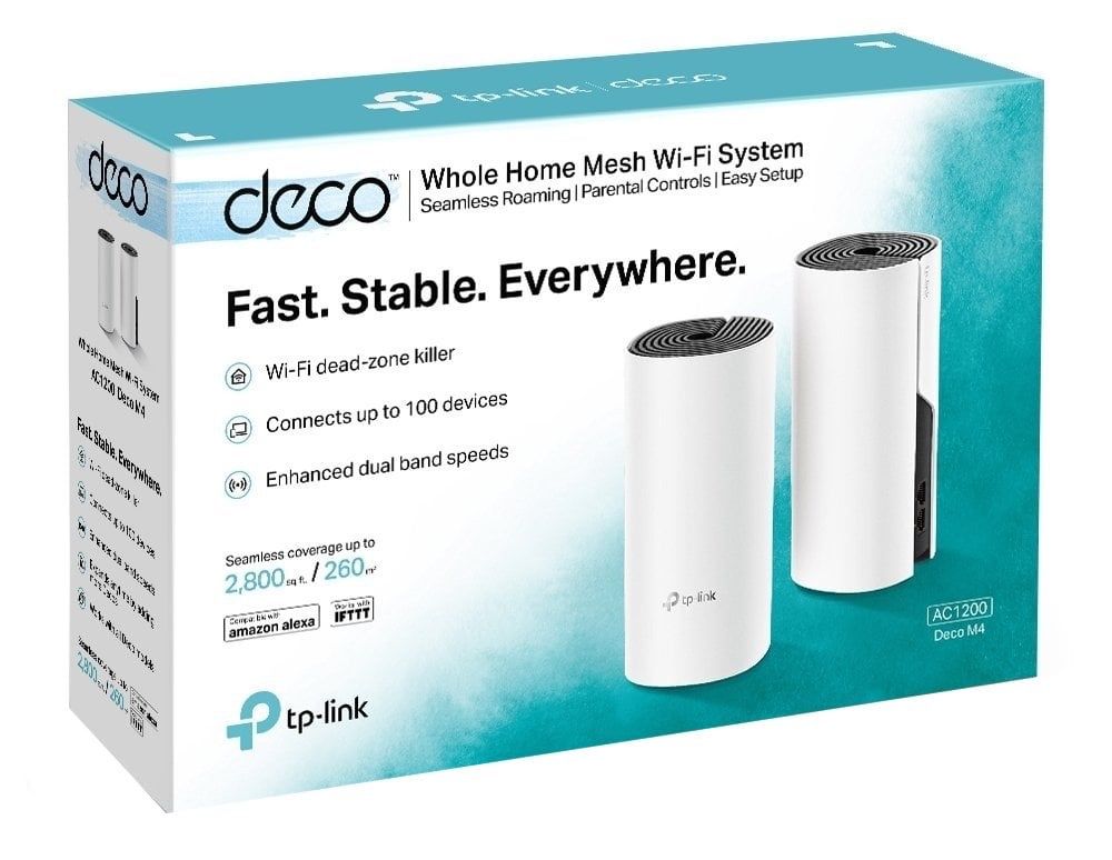 TP-link DecoM4 AC1200 Whole HomeMesh wifi System 2 pack