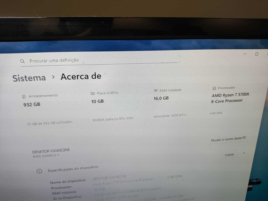 PC Gaming | NVIDIA RTX 3080 | Ryzen 7 5700x | 16GB DDR4 | 1TB | RGB