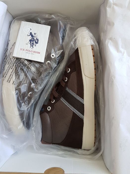 Демисезонные полуботинки из нат.кожи U.S Polo Assn 42р,оригинал.